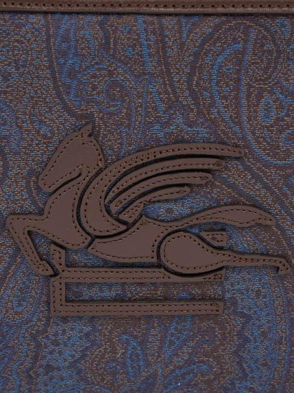 ETRO ペイズリーメッセンジャーバッグ | ブルー | FARFETCH JP