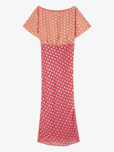 NEVER FULLY DRESSED print dress