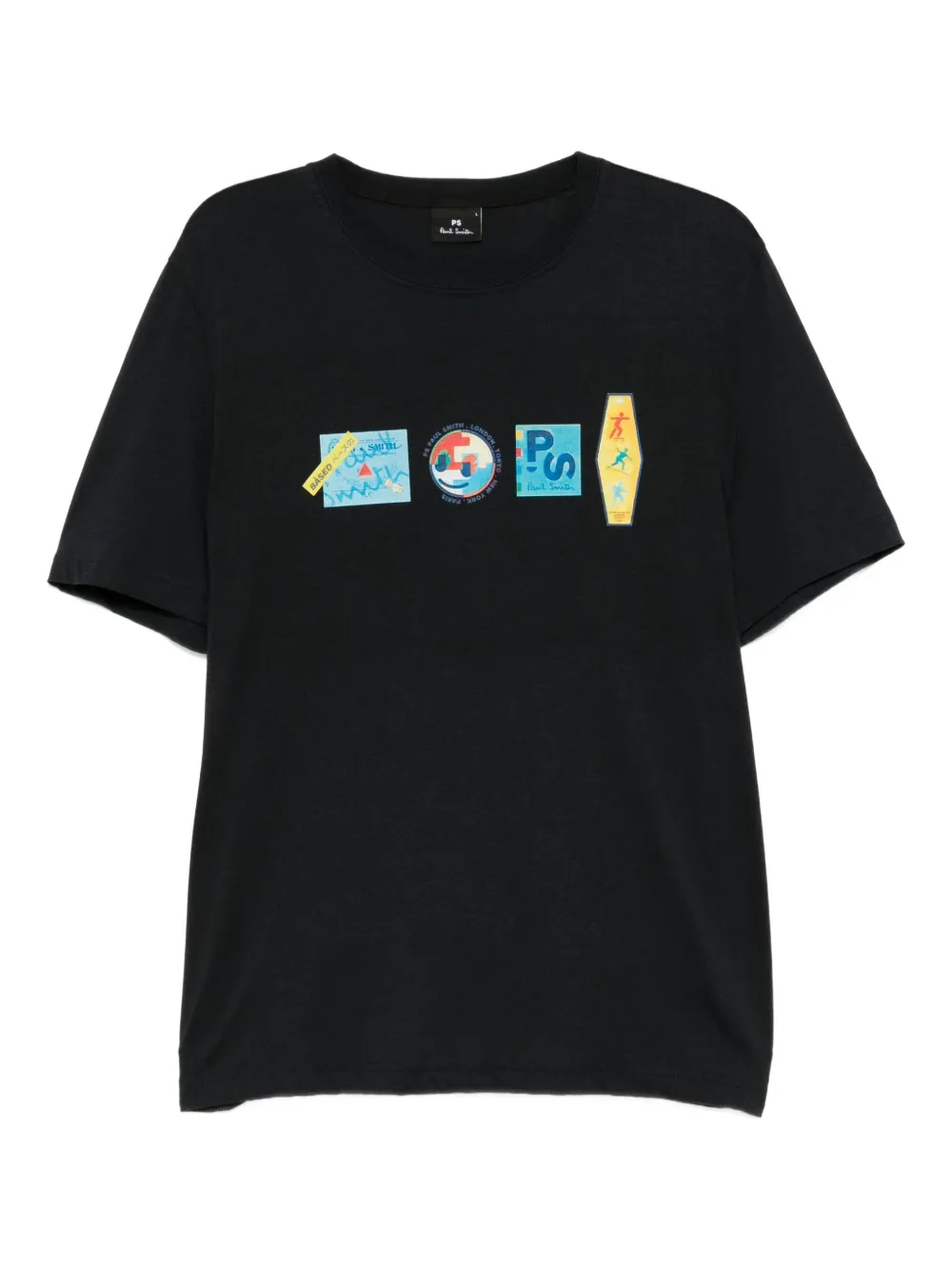 PS Paul Smith logo print T-shirt - ブルー PS Paul Smith logo print T-shirt - ブルー