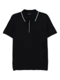 PS Paul Smith tipped trim Polo shirt - Blue
