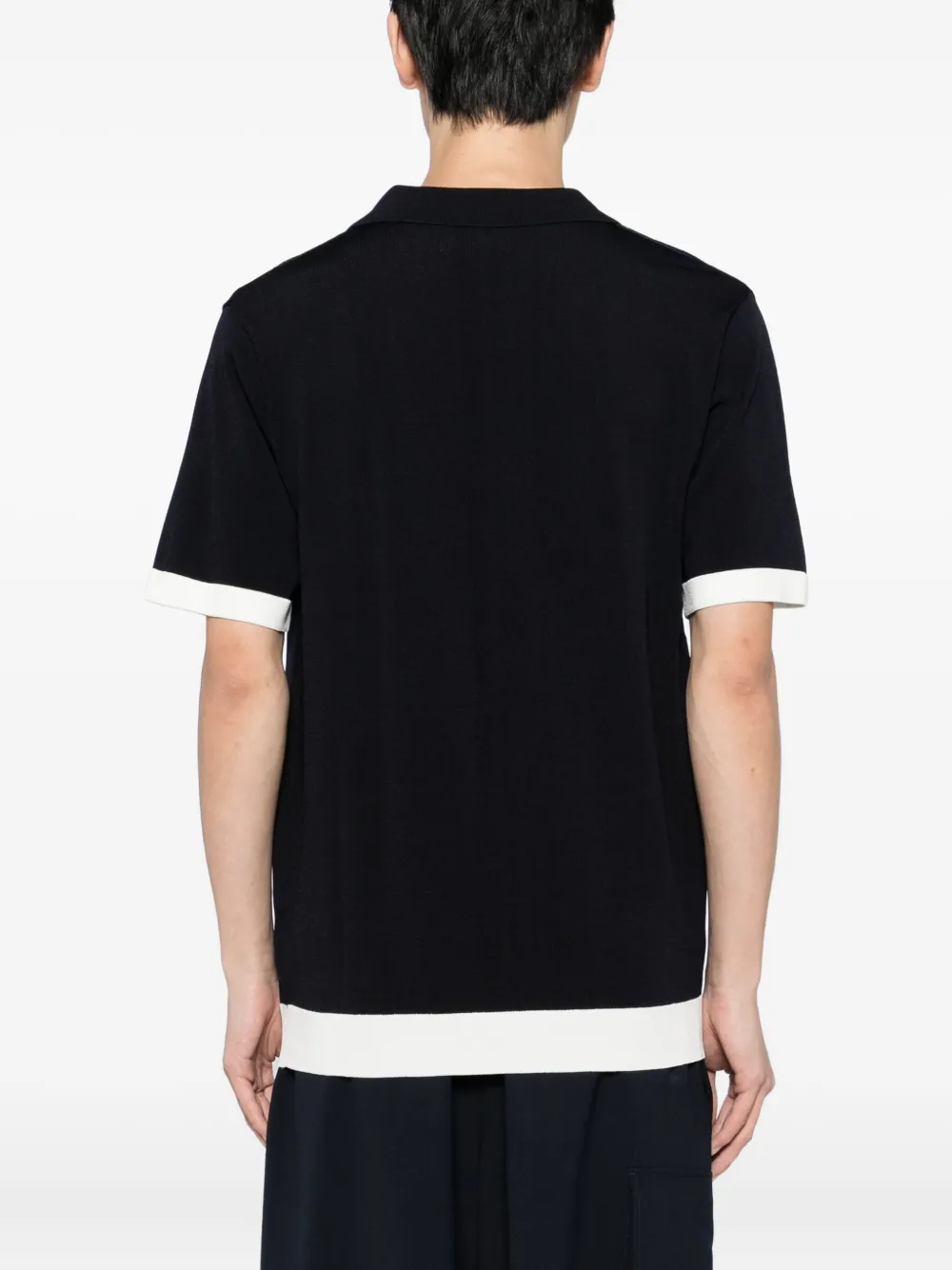 Raith Color Block Polo Shirt In Blue