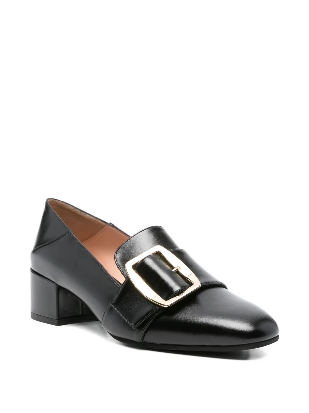 Bally 45mm buckle leather pumps Black