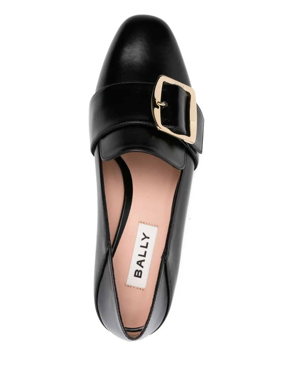 Bally 45mm buckle leather pumps Black