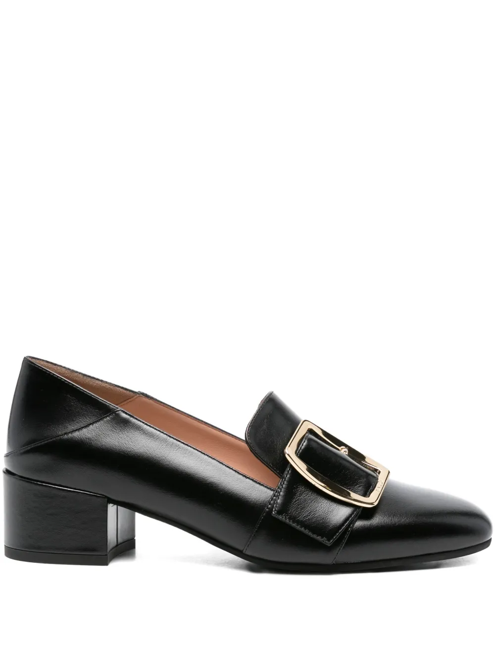 Bally 45mm buckle leather pumps Black