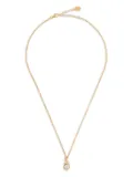 V JEWELLERY round-stone chain necklace - Gold