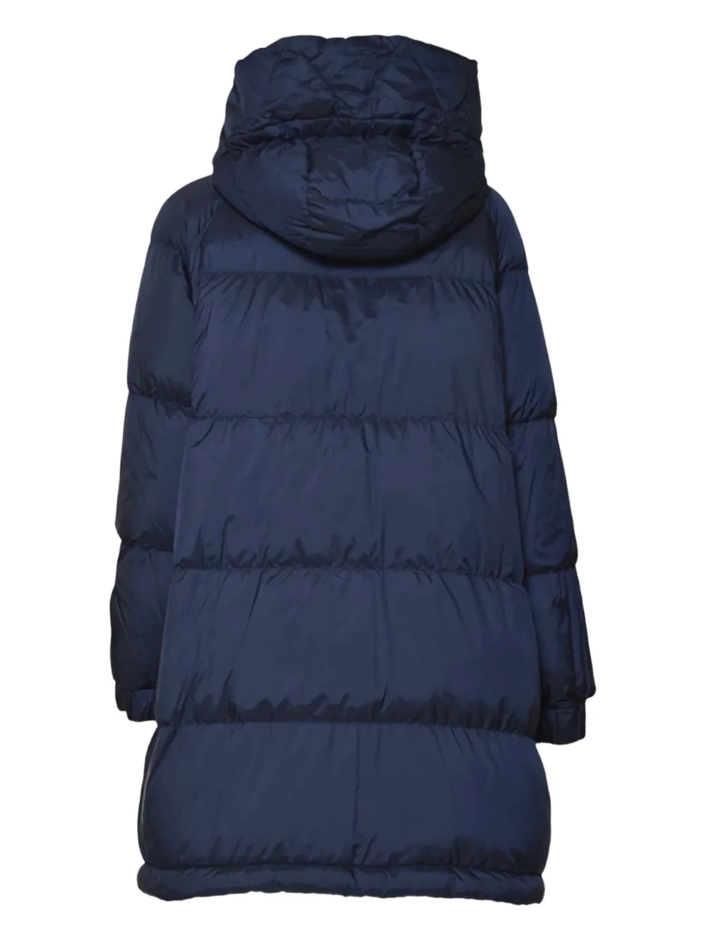 Weekend Max Mara Quilted Parka Coat In Blue