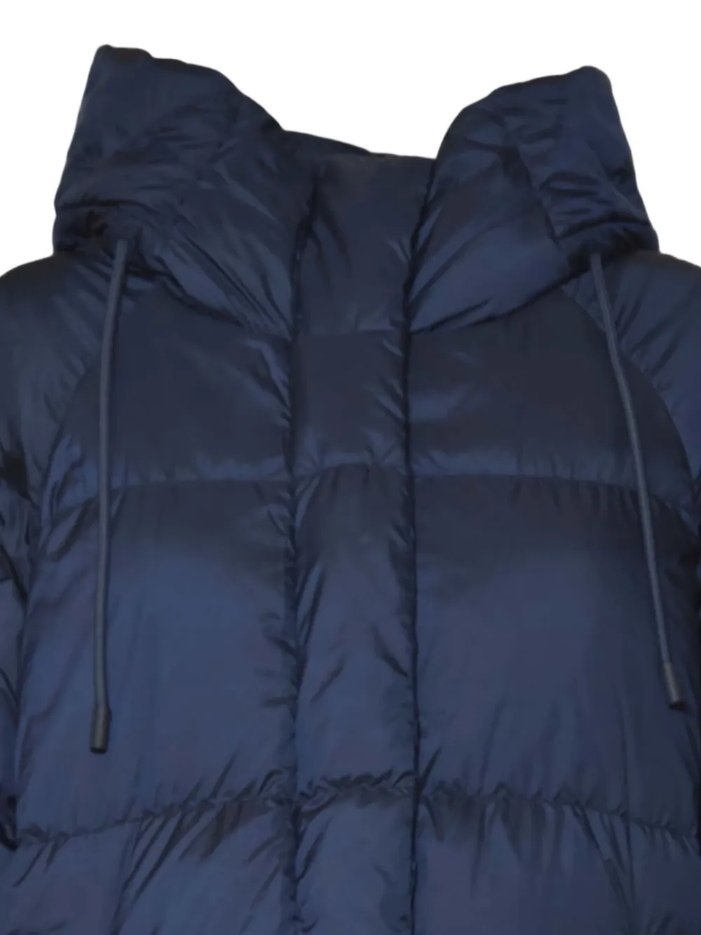 Weekend Max Mara Quilted Parka Coat In Blue