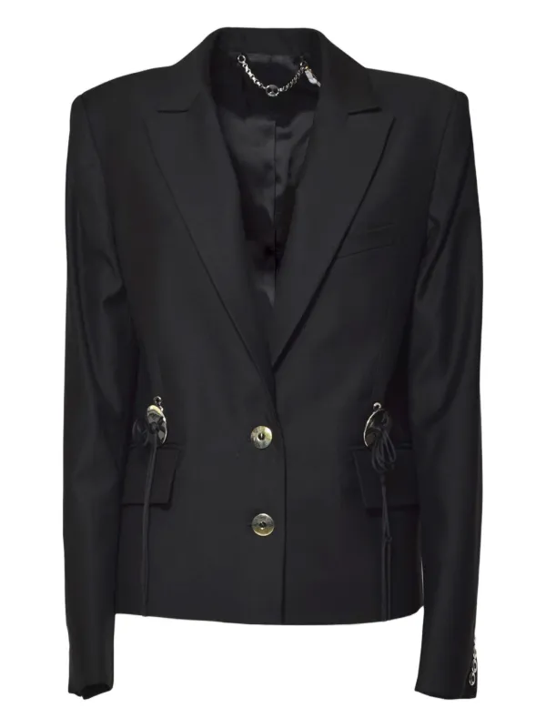 Rabanne Buttoned Blazer in Black