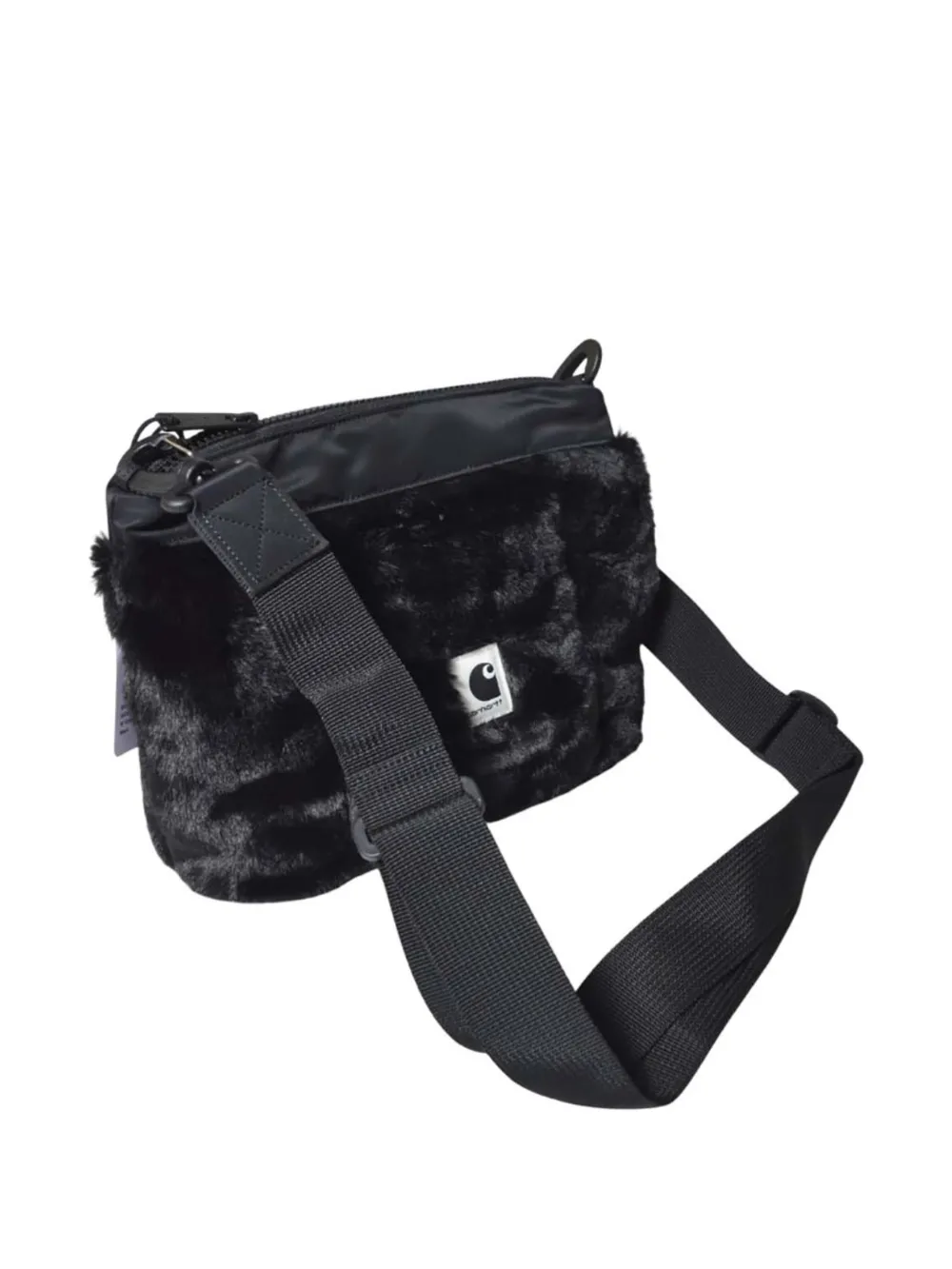 Carhartt WIP Schoudertas met logopatch Zwart