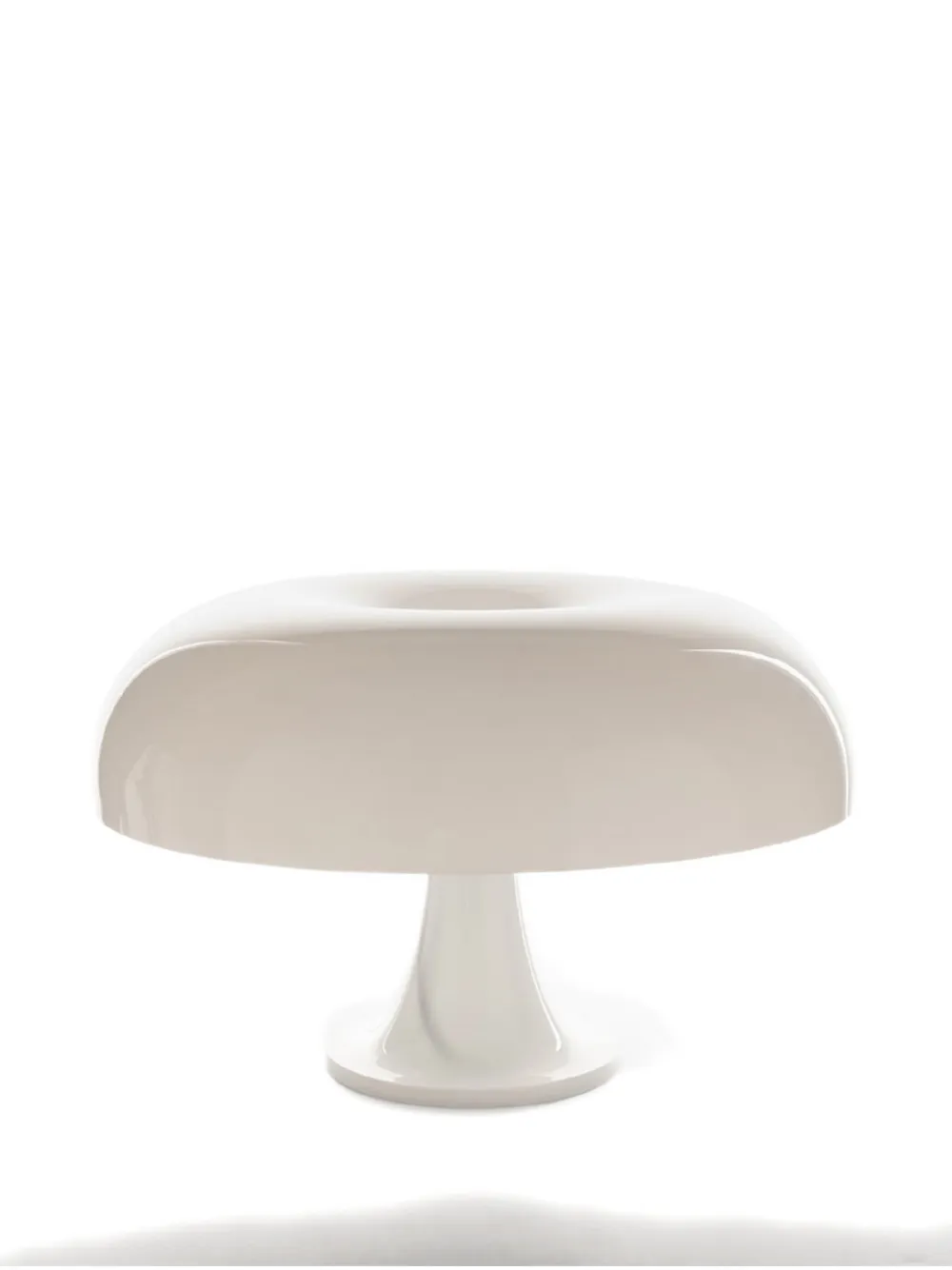Artemide Nesso Curved-shade Table Lamp In Neutral