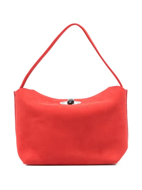 Christopher Esber Turnlock suede mini tote bag