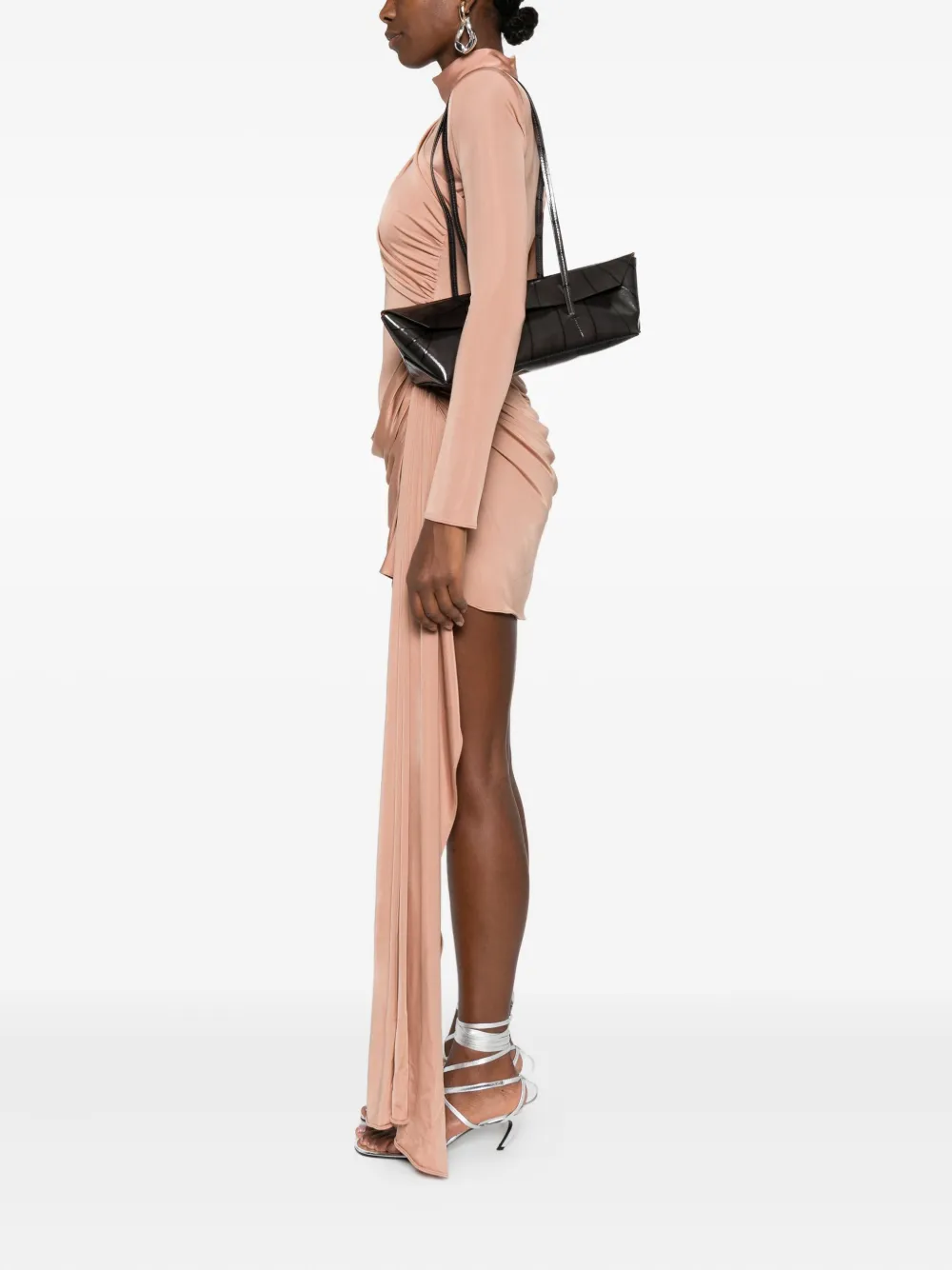 Christopher Esber Gondola Leaf patent leather tote bag - Grijs