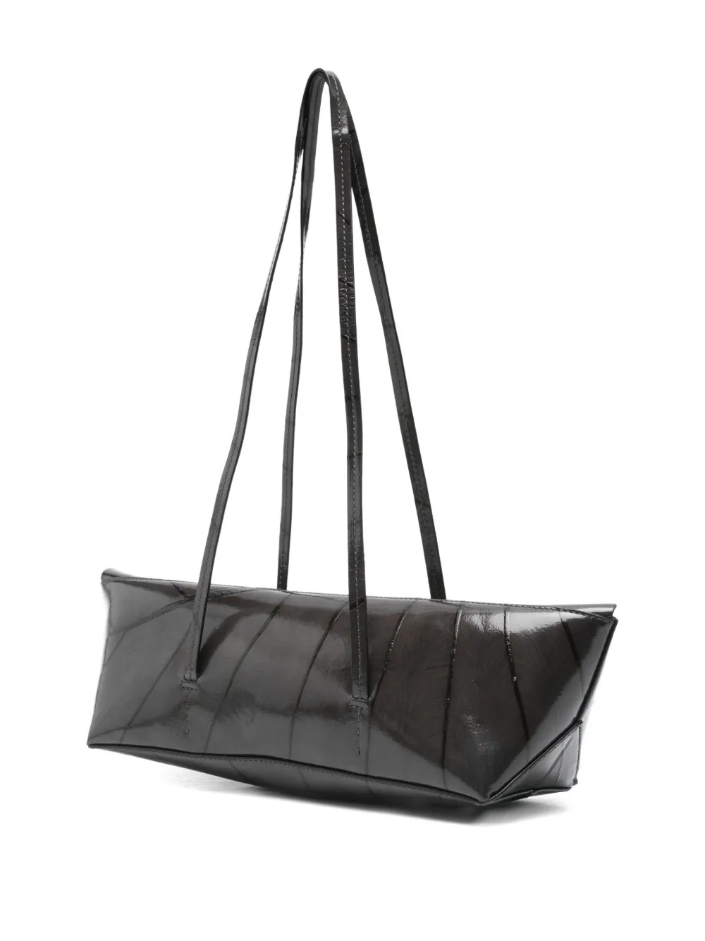 Christopher Esber Gondola Leaf lakleren shopper Zwart