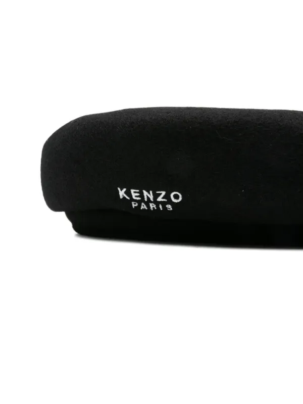 【Kenzo】ロゴ embroideredウール beret Kenzo - Logo embroidered wool beret Kenzo