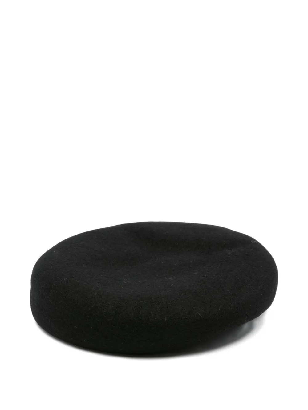 embroidered-logo wool beret