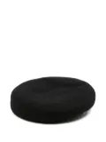 Kenzo embroidered-logo wool beret - Black