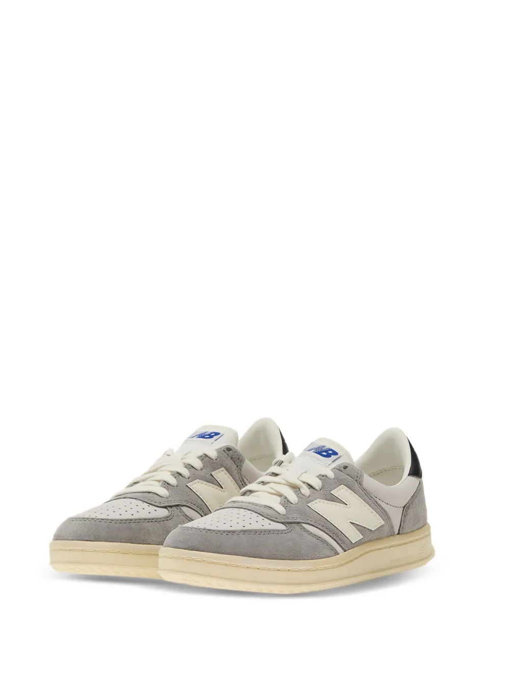 New Balance T500 suède leren sneakers Grijs