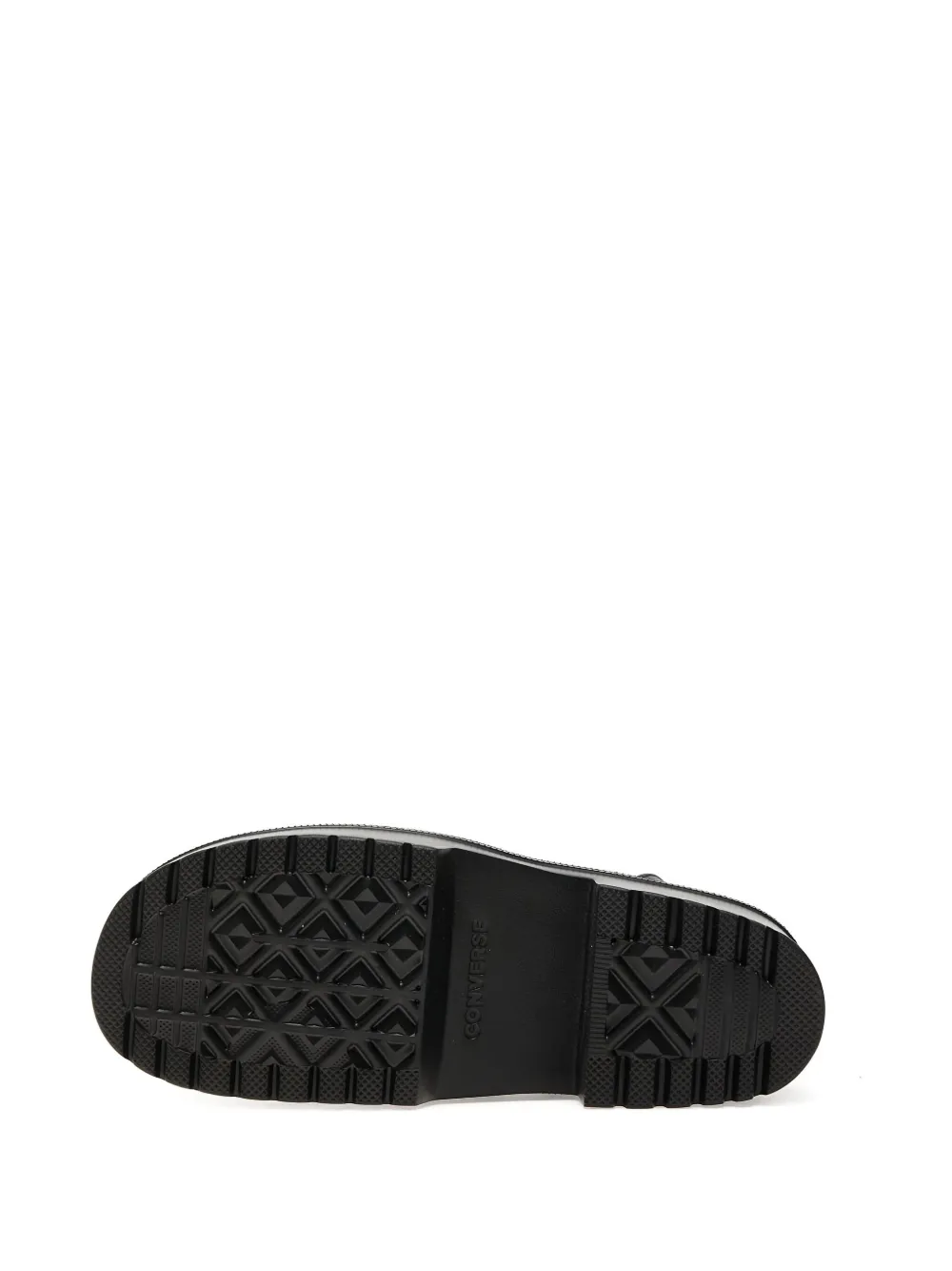 Converse Lugged Heel Buckle-strap Platform Sandals In Black