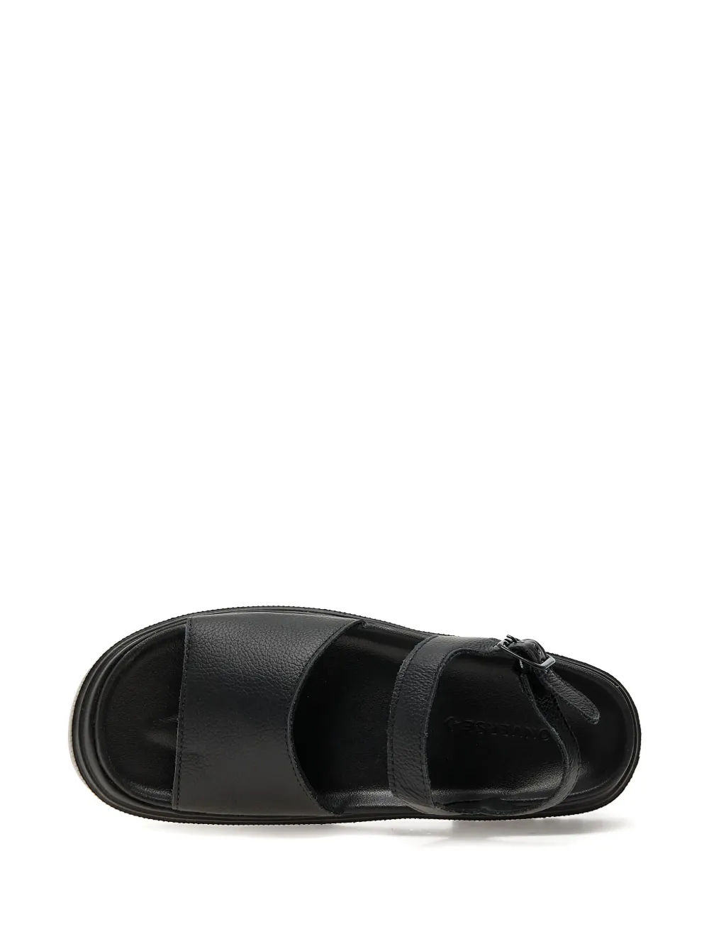 Converse Lugged Heel Buckle-strap Platform Sandals In Black