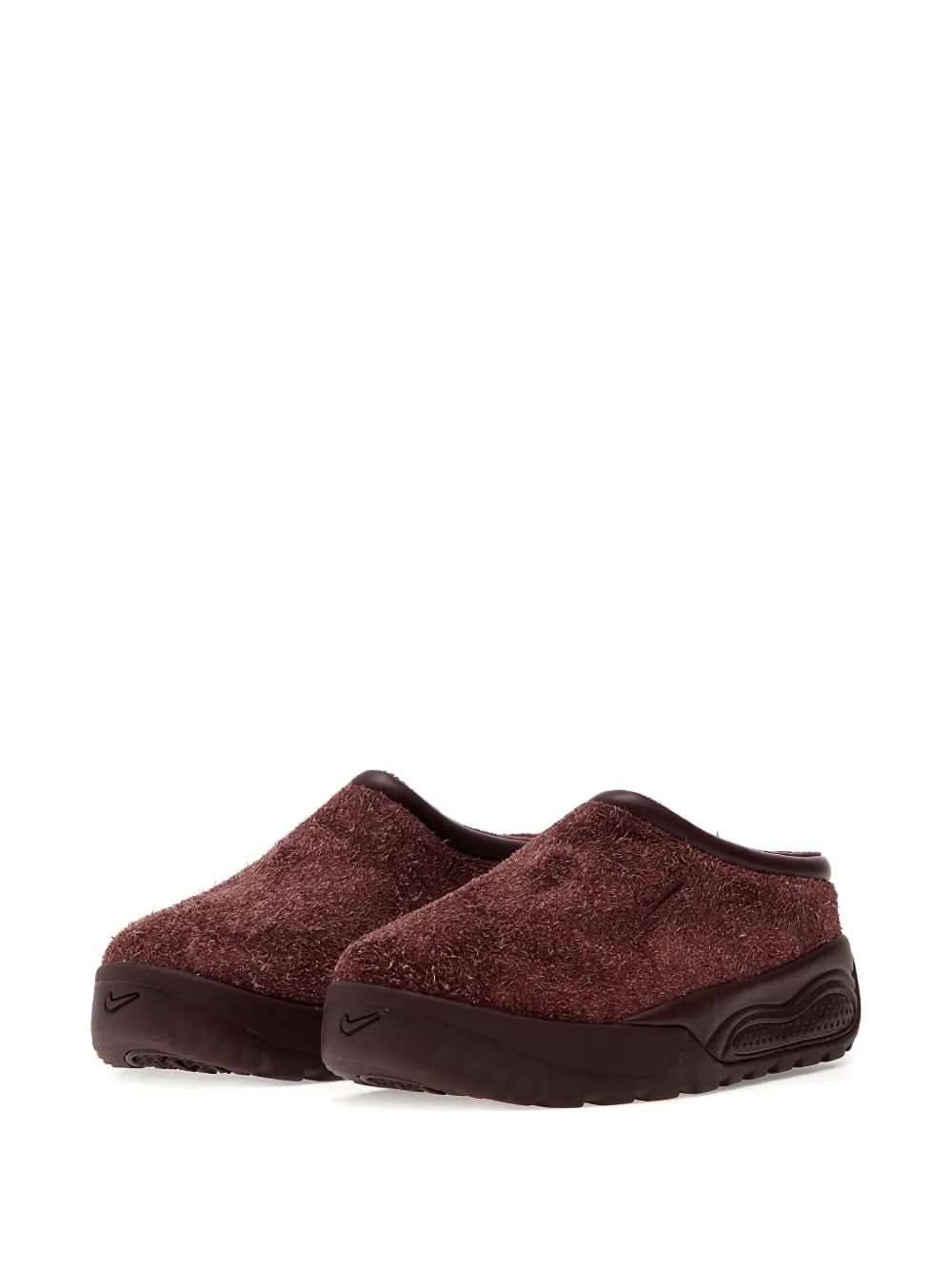 Nike Rufus suede slip-on sneakers Red
