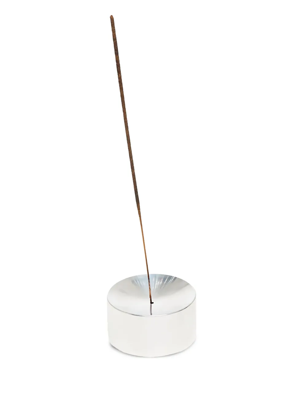 Unifrom Metallic Ashtray-incense Holder In Silver