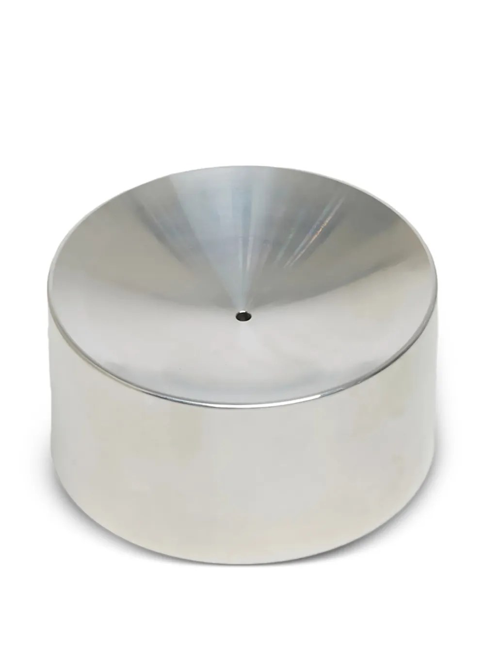 Unifrom Metallic Ashtray-incense Holder In Silver