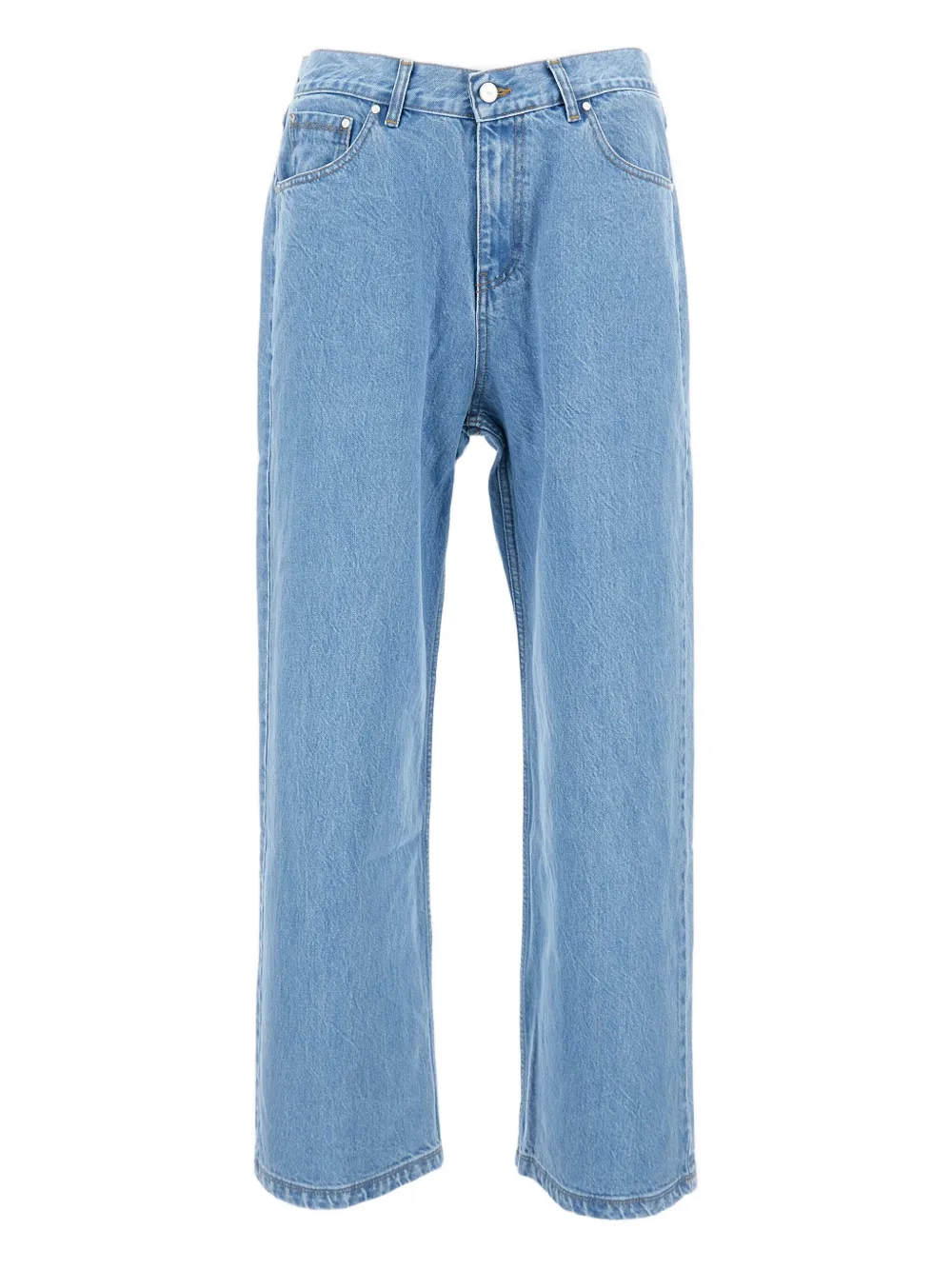 Arte Antwerp Logo Patch-pocket Jeans In Multi