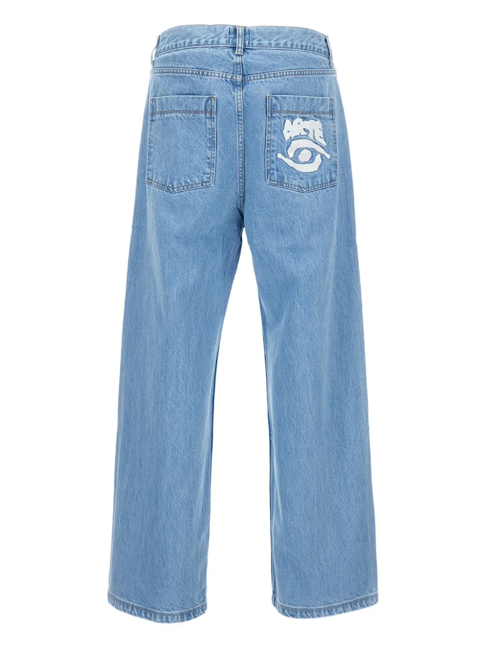Arte Antwerp logo patch-pocket jeans - Blauw