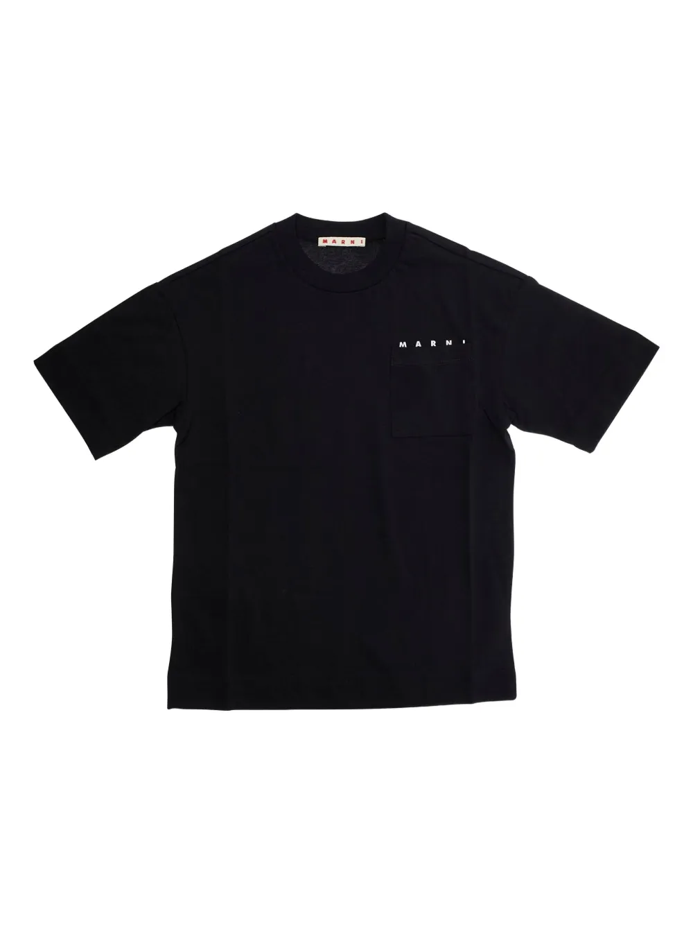 Marni Kids pocket logo T-shirt - Nero