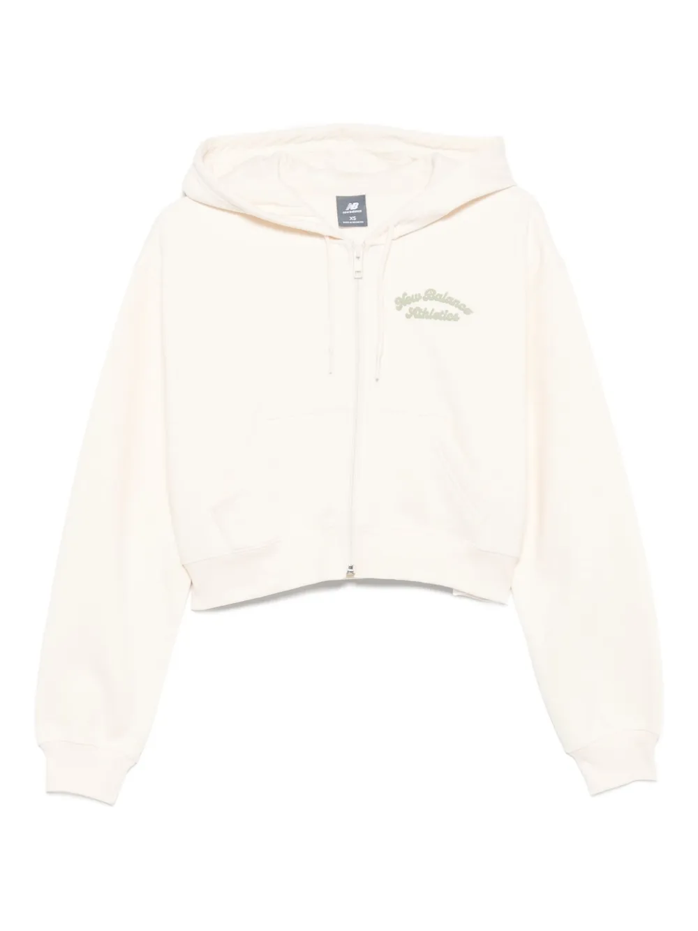 New Balance embroidered zip-up hoodie - ニュートラル New Balance embroidered zip-up hoodie - ニュートラル