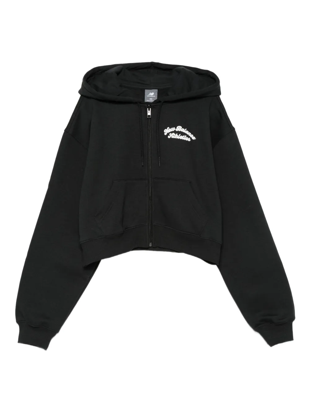 New Balance ジップアップ パーカー - ブラック New Balance ジップアップ パーカー - ブラック