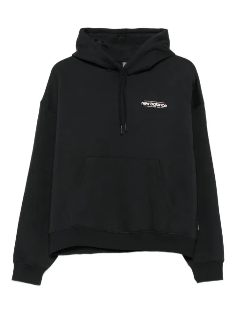 New Balance Hoodie mit Logo-Stickerei