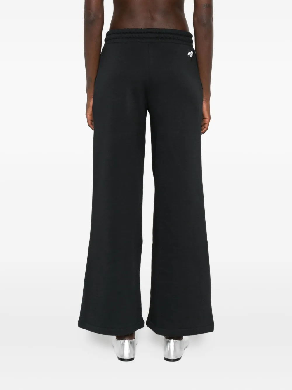 New Balance Joggingbroek met borduurwerk en trekkoord Zwart