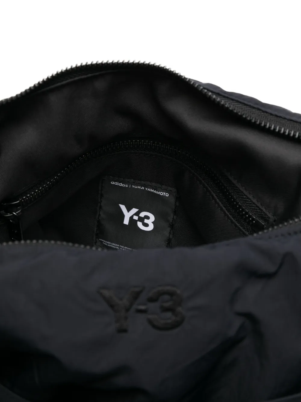Y-3 Schoudertas met wikkelband Zwart