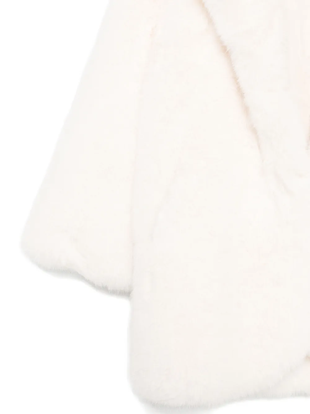 Giuseppe Di Morabito Faux-fur Hooded Coat In White