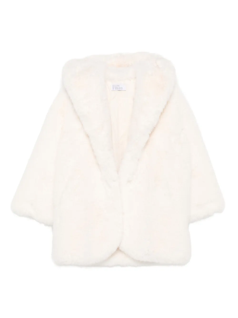Giuseppe Di Morabito faux-fur hooded coat | White | Image 1