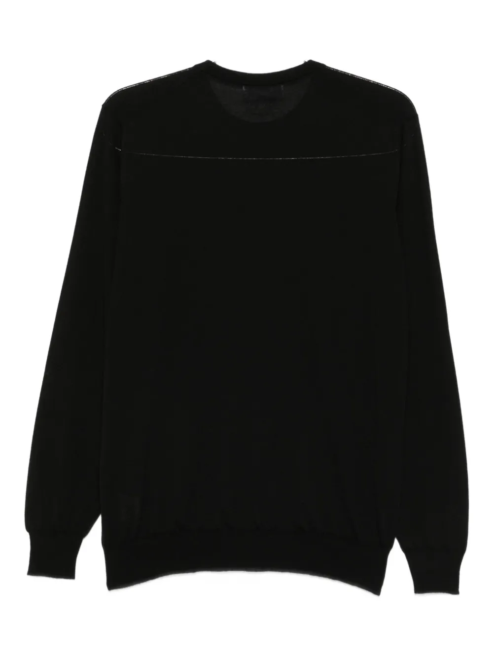 Lardini Trui met ronde hals Zwart