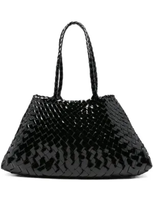 DRAGON DIFFUSION Bolsa Tote Santa Croce Pequena | Preto | FARFETCH BR