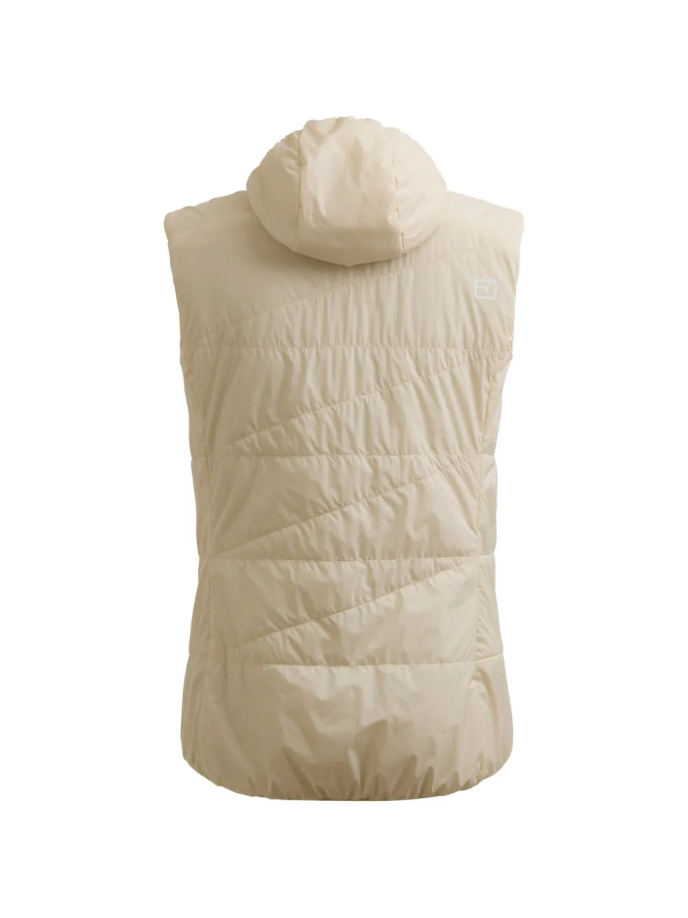 ORTOVOX Piz Duan bodywarmer met capuchon Beige