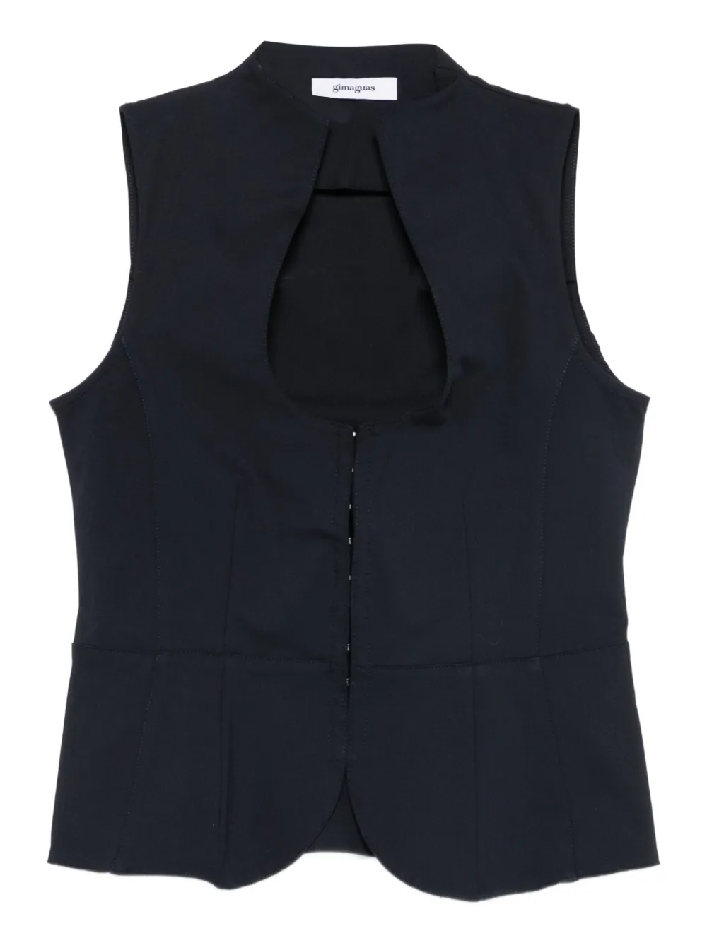 Gimaguas keyhole-neckline sleeveless top | Blue | Image 1