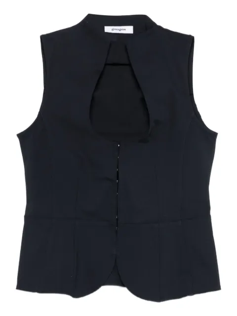Gimaguas keyhole-neckline sleeveless top