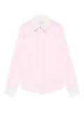 Gimaguas gingham-trimmed cotton shirt - Pink
