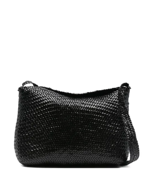 DRAGON DIFFUSION Santa Marta woven-leather shoulder bag