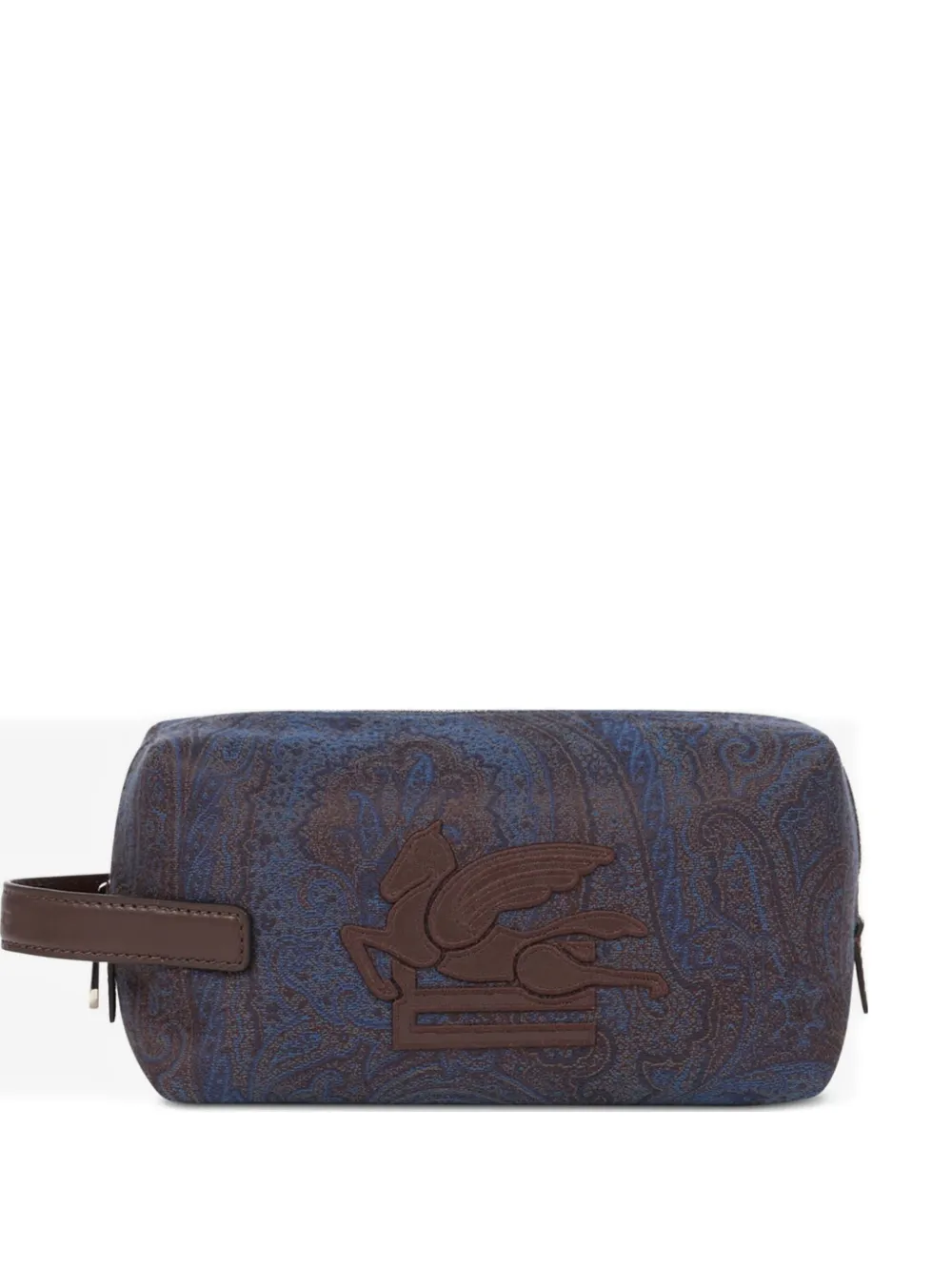 small jacquard wash bag