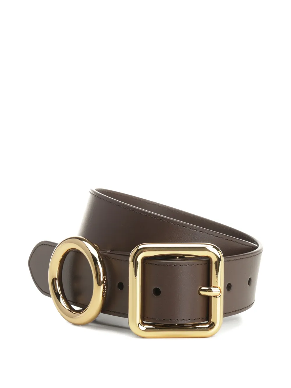 Jacquemus Regalo buckle leather belt - Marrone