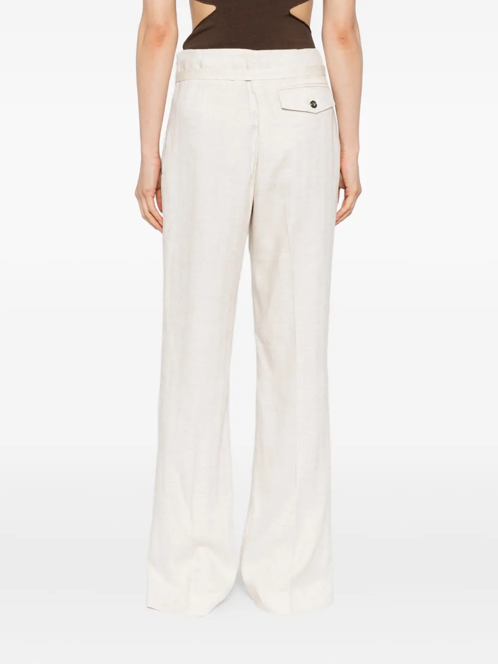 Day Birger Et Mikkelsen Milo tweed broek Beige