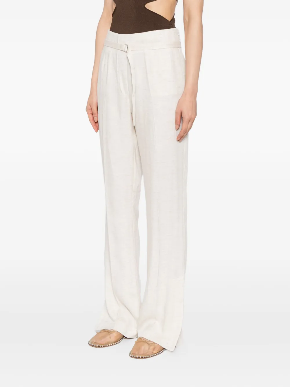 Day Birger Et Mikkelsen Milo tweed broek Beige