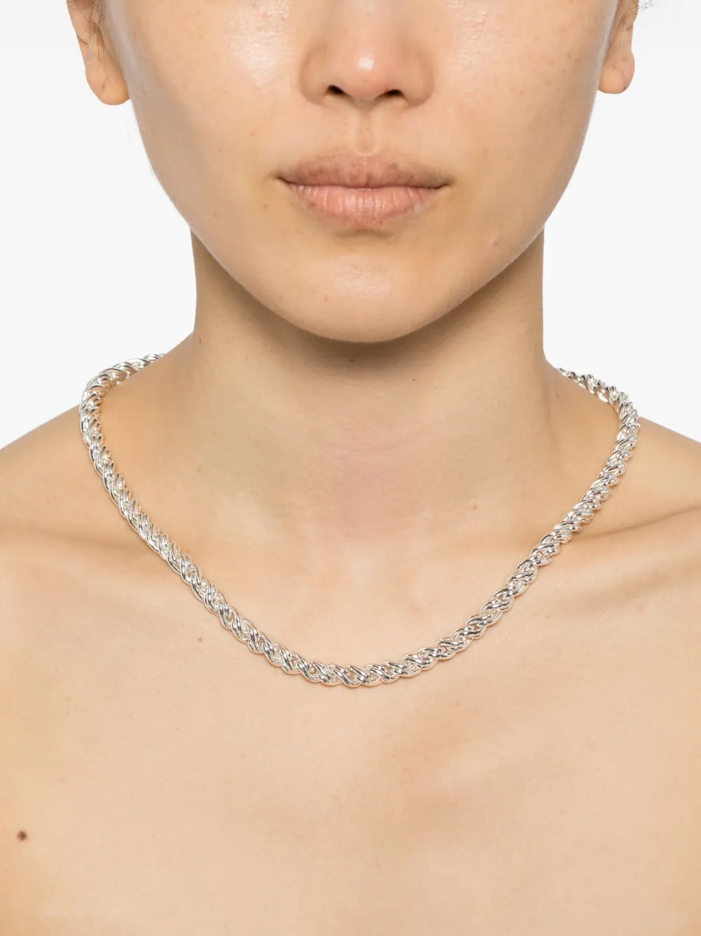 Jenny Bird Rizzo halsketting - Zilver