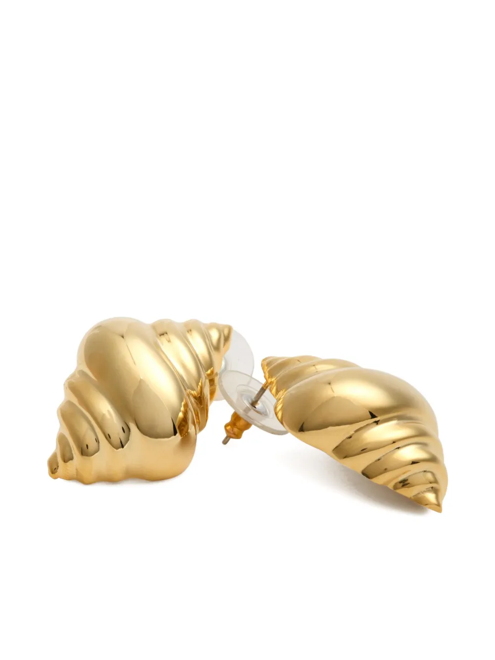 Kenneth Jay Lane polished shell post earrings | Image 2