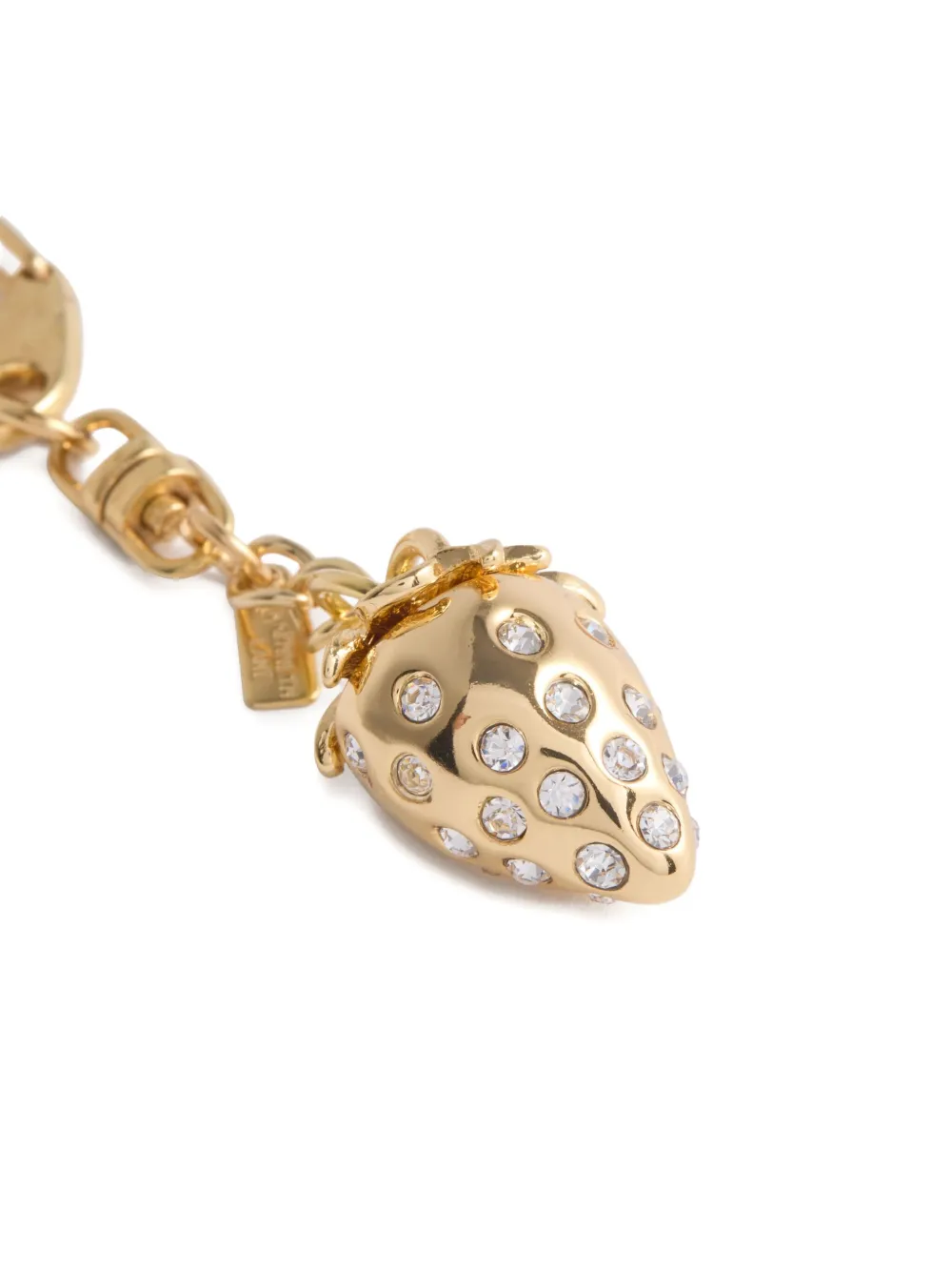 Kenneth Jay Lane crystal-embellished strawberry bag charm | Image 2